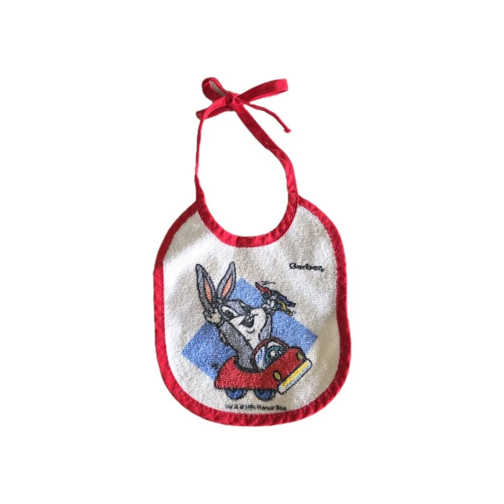 Vintage 1994 Looney Tunes Bugs Bunny Baby Bib
